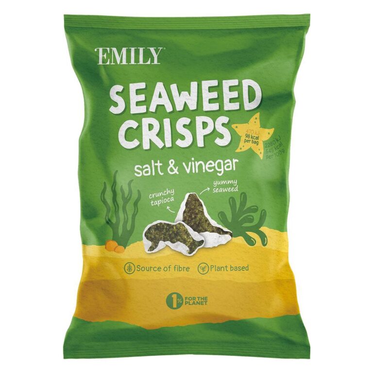 Emily Seaweed Crisps Salt & Vinegar