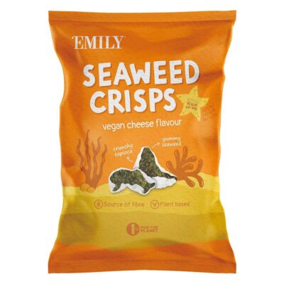 Emily Seaweed Crisps Cheese Flavour