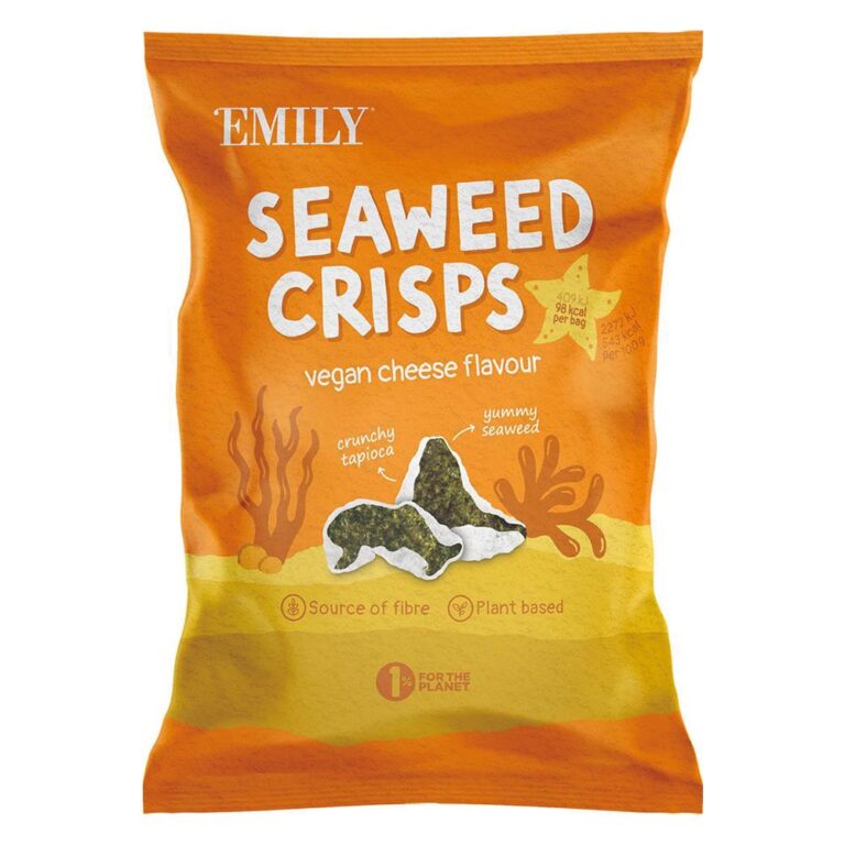 Emily Seaweed Crisps Cheese Flavour