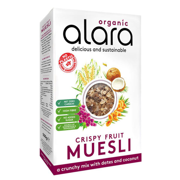 Alara Organic Crispy Fruit Muesli 550g