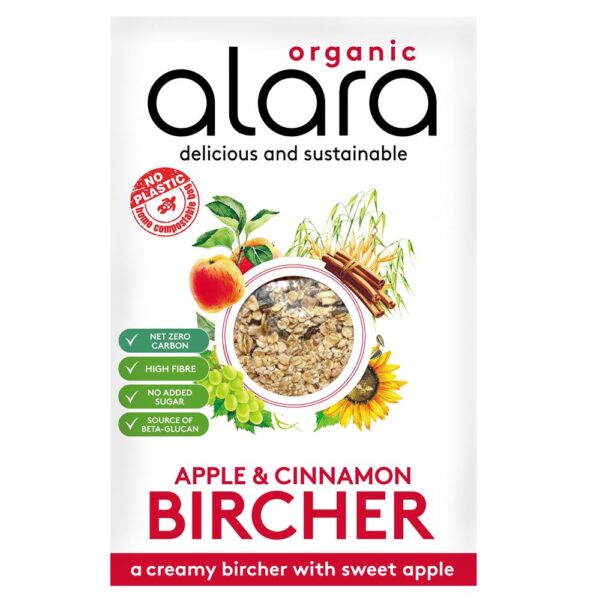 Alara Organic Bircher Muesli Apple & Cinnamon 650g