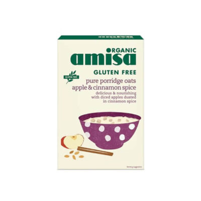 Amisa Organic Gluten Free Porridge Oats Apple Ci