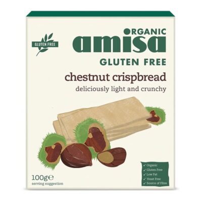 Amisa Organic Gluten Free Chestnut Crispbread