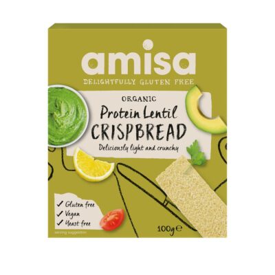 Amisa Organic Crispbread Protein Lentil