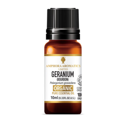 Amphora Aromatics Geranium Bourbon Organic Essential Oil