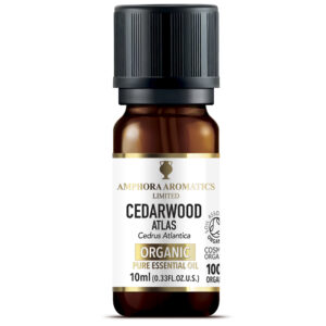 Amphora Aromatics Organic Cedarwood Atlas Essential OIl 10ml