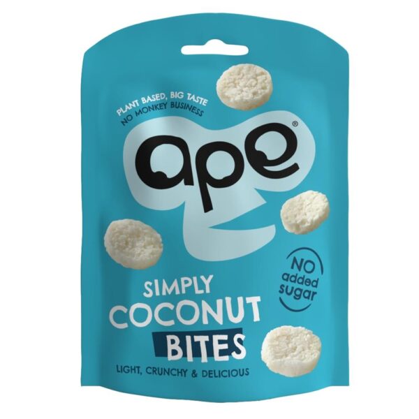 Ape Snacks Coconut Bites Natural 30g X 10|Ape Snacks Coconut Bites Natural 30g  (Min. 10)