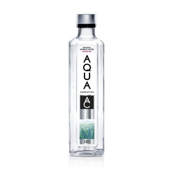 Aqua Carpatica Still Natural Mineral Water Glass Bottle 330ml X 12