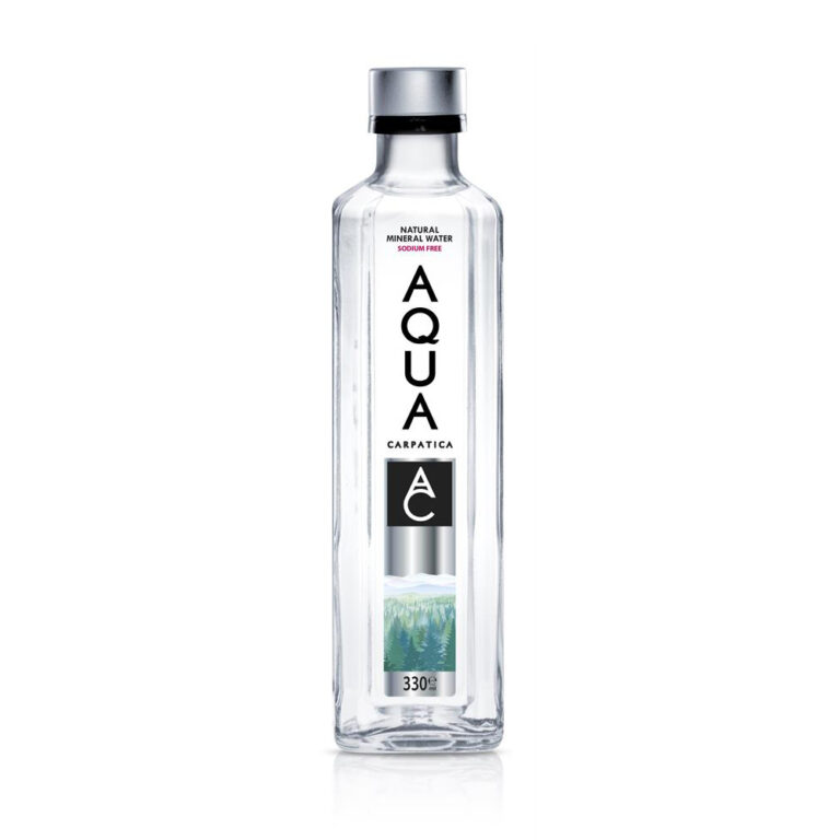 Aqua Carpatica Still Natural Mineral Water Glass Bottle