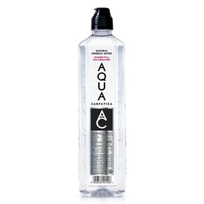 Aqua Carpatica Still Natural Mineral Water 750ml Sports Cap