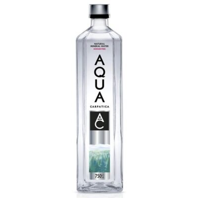 Aqua Carpatica Still Natural Mineral Water Glass Bottle