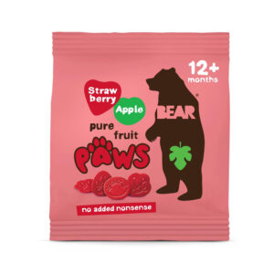 BEAR Paws Strawberry & Apple 20g X 18|BEAR Dino Paws Strawberry & Apple 20g (Min. 18)