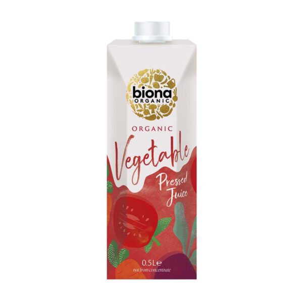 Biona Organic Vegetable Juice Pressed 500ml (Min. 2)