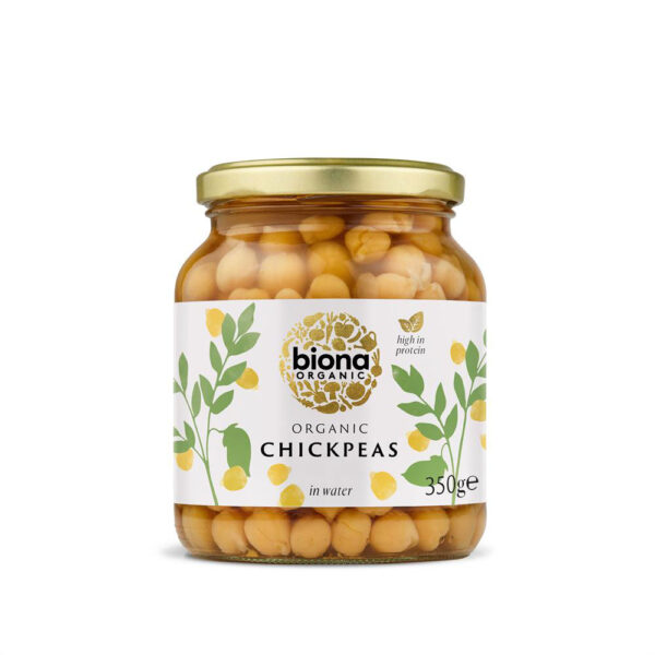 Biona Organic Chick Peas 350g (Min. 3)