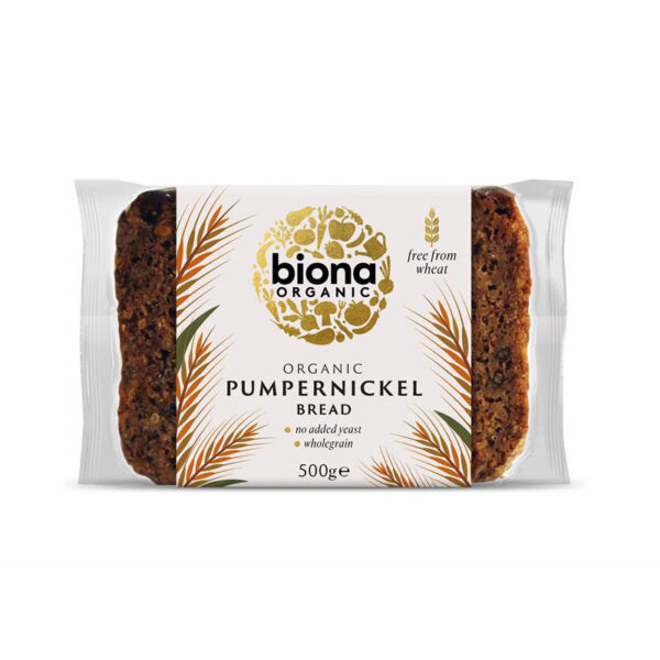 Biona Organic Pumpernickel Bread 500g (Min. 3)