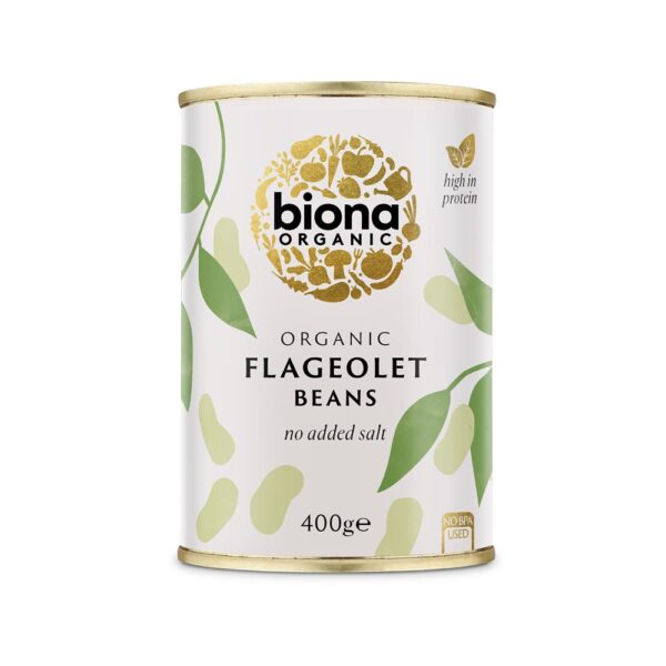 Biona Organic Flageolet Beans 400g (Min. 2)