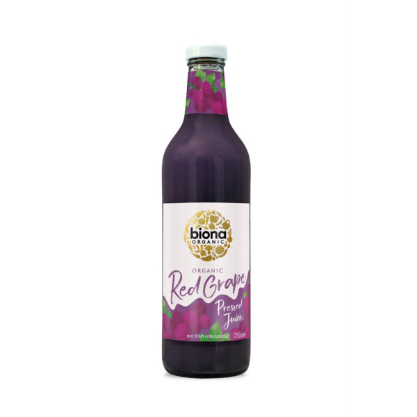 Biona Organic Pressed Red Grape Juice 750ml