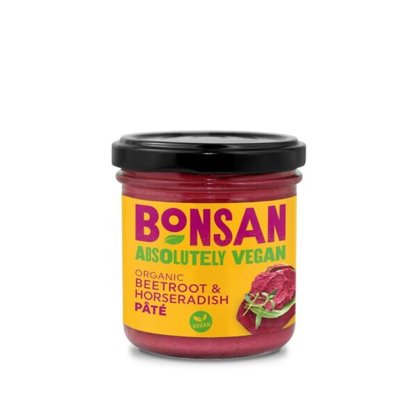 Bonsan Organic Beetroot Horseradish Pate 130g