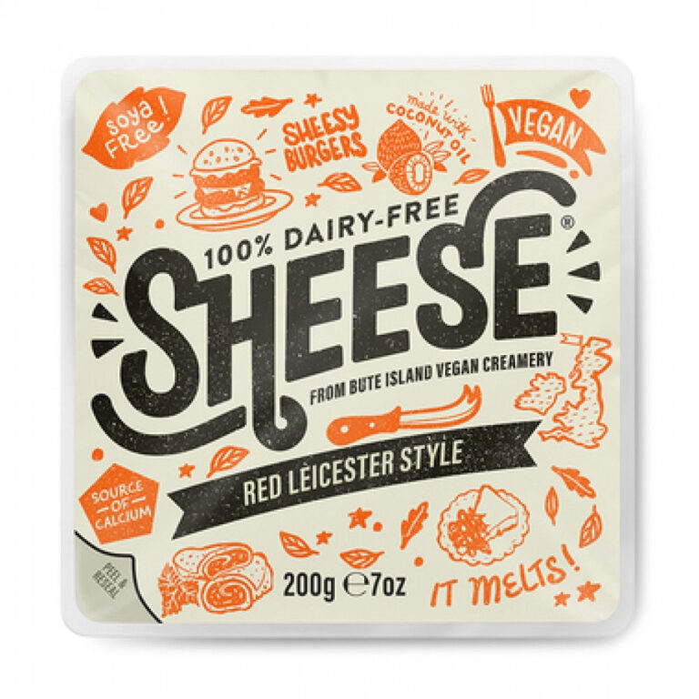Bute Island Red Leicester Style Dairy Free Sheese
