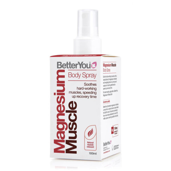 BetterYou Magnesium Muscle Body Spray 100ml