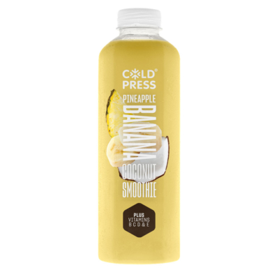 Coldpress Coconut Pineapple Banana Smoothie Plus Vitamins
