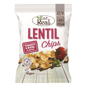 Cofresh Eat Real Lentil Chips Tomato & Basil 113g