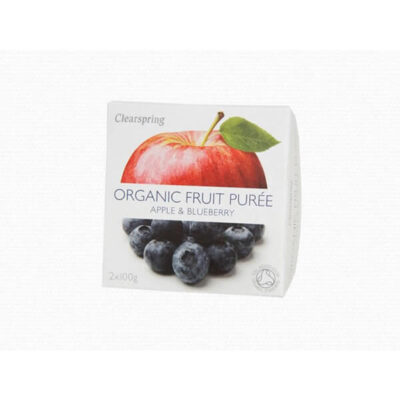 Clearspring Fruit Puree Apple and Blueberry 2 X
