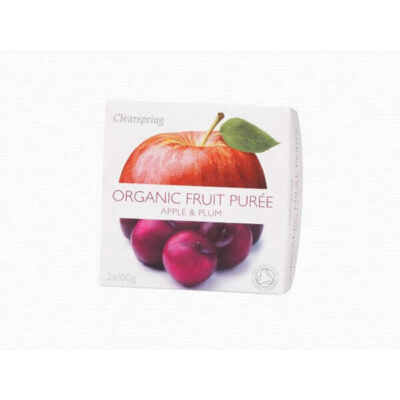 Clearspring Fruit Puree Apple and Plum 2 X100g