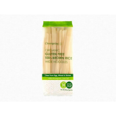 Clearspring Organic Gluten Free Brown Rice Wide Noodles