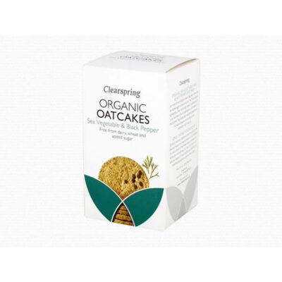 Clearspring Organic Oatcakes Sea Veg and Black Pepper