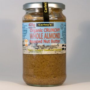Carley's Economy Organic Roasted Crunchy Almond Butter 425g