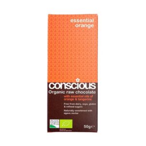 Conscious Chocolate Essential Orange 50g