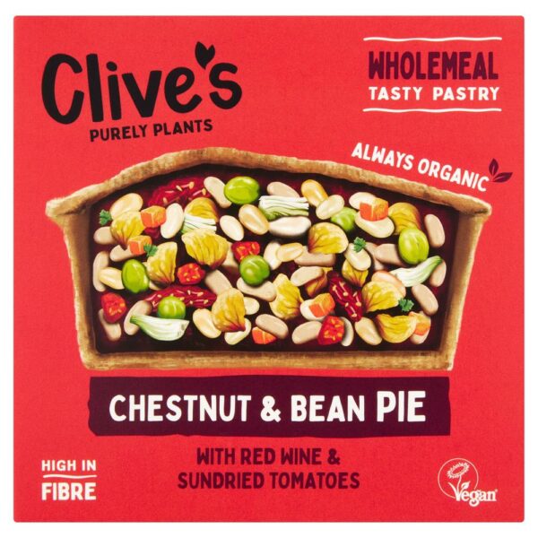 Clive's Chestnut & Bean Pie 235g|Clive's Chestnut Cassoulet Pie 235g