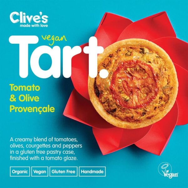 Clives Tomato & Olive Provencale Tart 210g|Clives Tomato & Olive Provencale Tart 210g