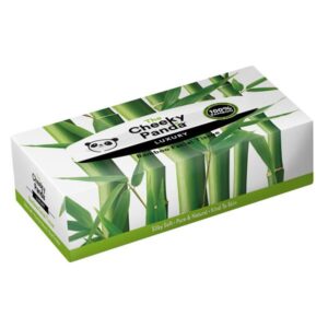 Cheeky Panda 100% Bamboo Facial Tissue Flat Box 3ply 80 Sheets