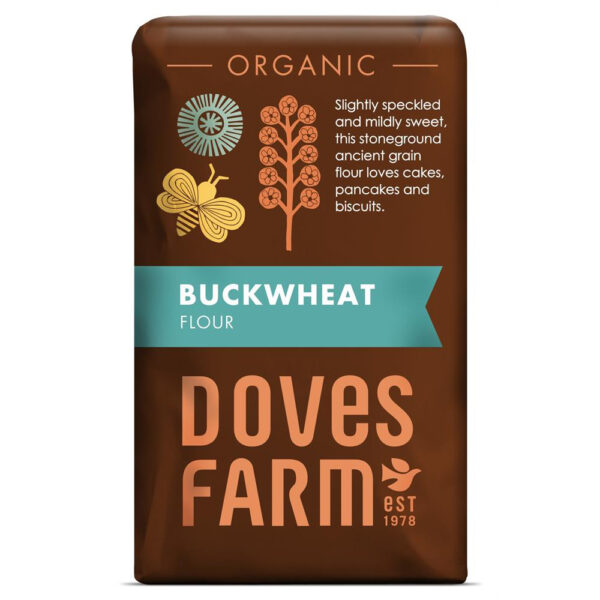 Doves Farm Buckwheat Flour 1kg X 5