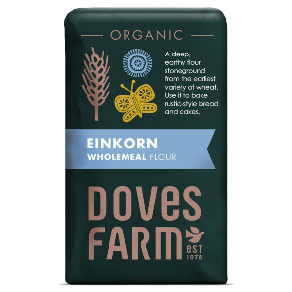 Doves Farm Einkorn Wholemeal Flour 1kg X 5