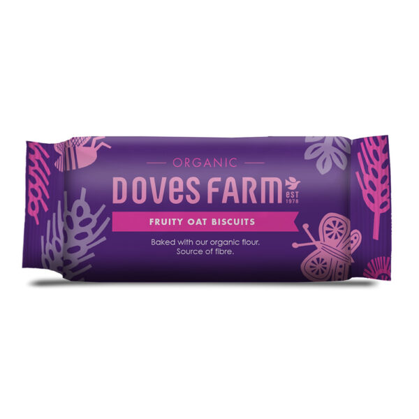 Doves Farm Organic Fruity Oat Biscuits 200g