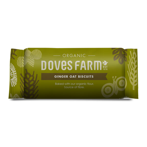 Doves Farm Organic Ginger Oat Biscuit 200g