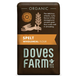 Doves Farm Organic Spelt Wholemeal Flour 1kg X 5