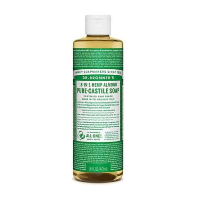 Dr Bronner Almond Castile Liquid Soap