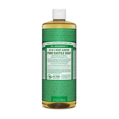 Dr Bronner Almond Castile Liquid Soap