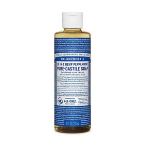 Dr Bronner Peppermint Castile Liquid Soap 237ml