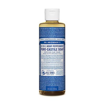 Dr Bronner Peppermint Castile Liquid Soap