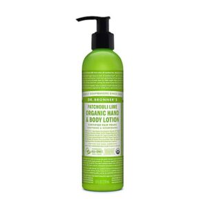 Dr Bronner Organic Patchouli Lime Hand & Body Lotion 236ml