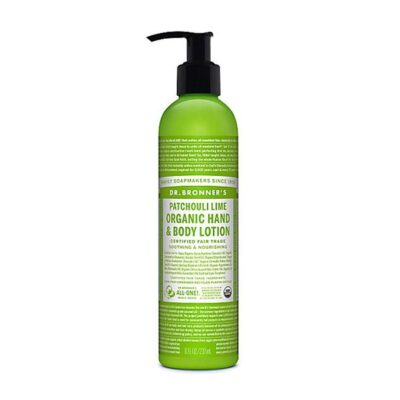 Dr Bronner Organic Patchouli Lime Hand & Body Lotion