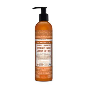 Dr Bronner Organic Orange Lavender Hand & Body Lotion 236ml