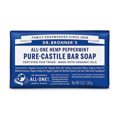 Dr Bronner Organic Peppermint Soap Bar