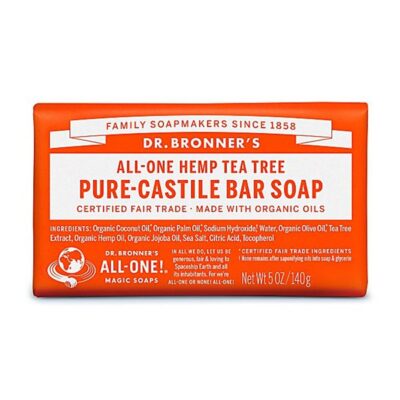 Dr Bronner Organic Tea Tree Soap Bar