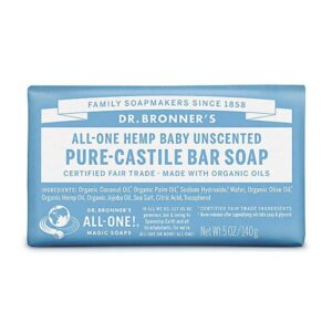 Dr Bronner Organic Baby Mild Soap Bar 140g